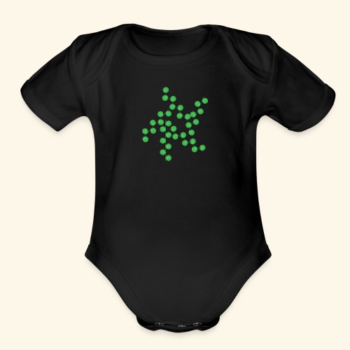 leafs life - Organic Short Sleeve Baby Bodysuit
