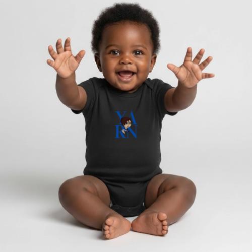 YARN Ei's Crochet - Organic Short Sleeve Baby Bodysuit