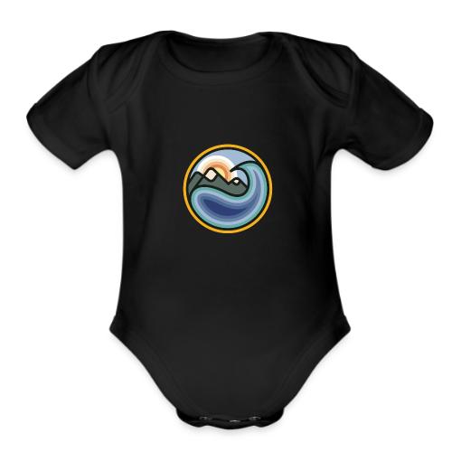 Climatematch Icon (Color) - Organic Short Sleeve Baby Bodysuit