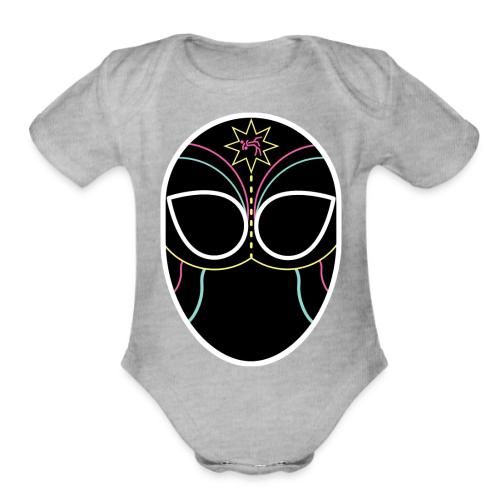 GI Lucha Logo Solid - Organic Short Sleeve Baby Bodysuit