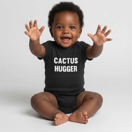 Cactus Hugger - Organic Short Sleeve Baby Bodysuit