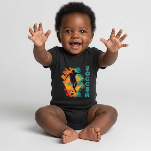 Soccer Hero Mode - Organic Short Sleeve Baby Bodysuit