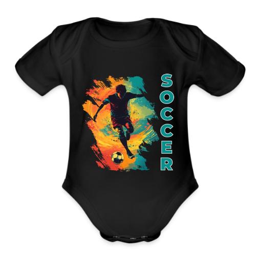 Soccer Hero Mode - Organic Short Sleeve Baby Bodysuit