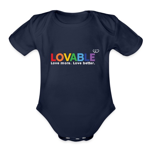 LOVABLE - Organic Short Sleeve Baby Bodysuit