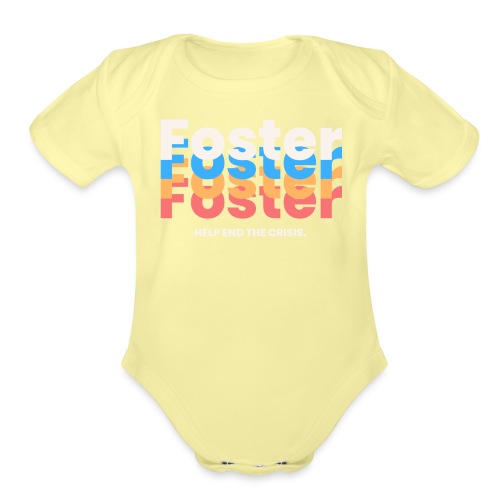 Foster | Stacked - Organic Short Sleeve Baby Bodysuit