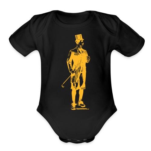 Mascot (USC Gold) - Organic Short Sleeve Baby Bodysuit