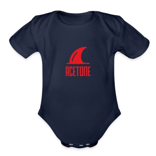 ALTERNATE_LOGO - Organic Short Sleeve Baby Bodysuit