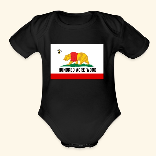 Golden Honey State - Organic Short Sleeve Baby Bodysuit