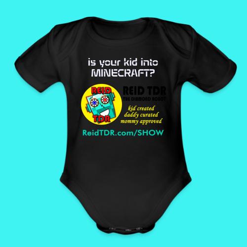 TDR Family Red TShirt - Organic Short Sleeve Baby Bodysuit