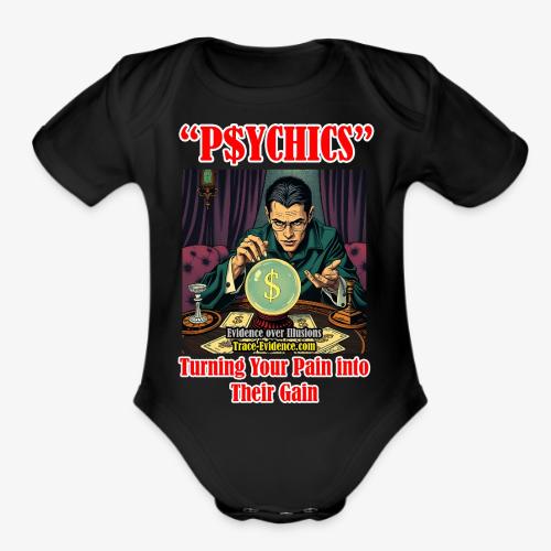 P$YCHICS - Organic Short Sleeve Baby Bodysuit