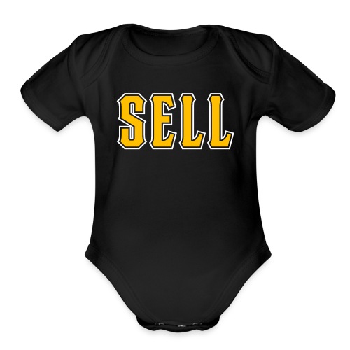 SELL - Organic Short Sleeve Baby Bodysuit