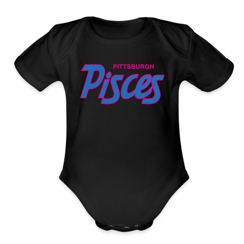 Pittsburgh Pisces - SS Collection - Organic Short Sleeve Baby Bodysuit