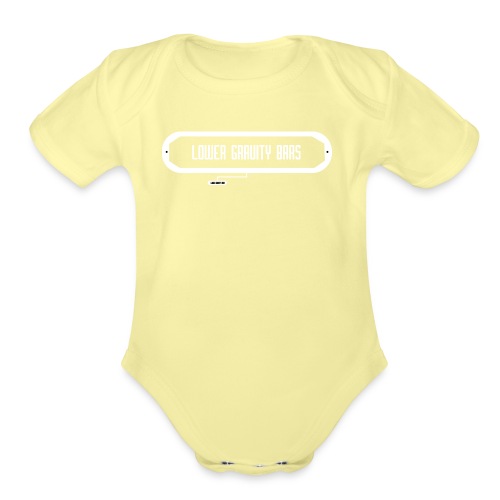 Lower Gravity Bars - Organic Short Sleeve Baby Bodysuit
