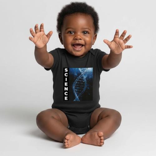 Frozen Code of Science - Organic Short Sleeve Baby Bodysuit
