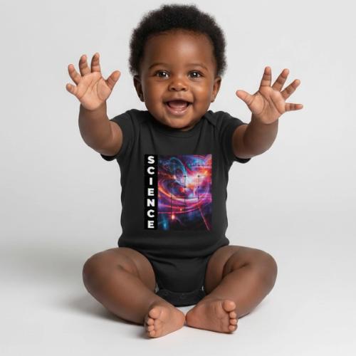 The Chaos of Science - Organic Short Sleeve Baby Bodysuit