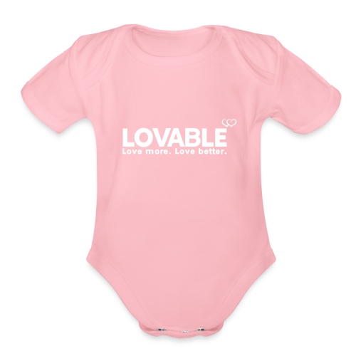 Lovable - Organic Short Sleeve Baby Bodysuit