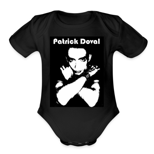 Patrick Doval Logo - Organic Short Sleeve Baby Bodysuit