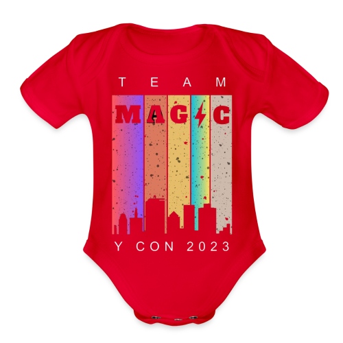 Team Magic Y Con 2023 - Organic Short Sleeve Baby Bodysuit