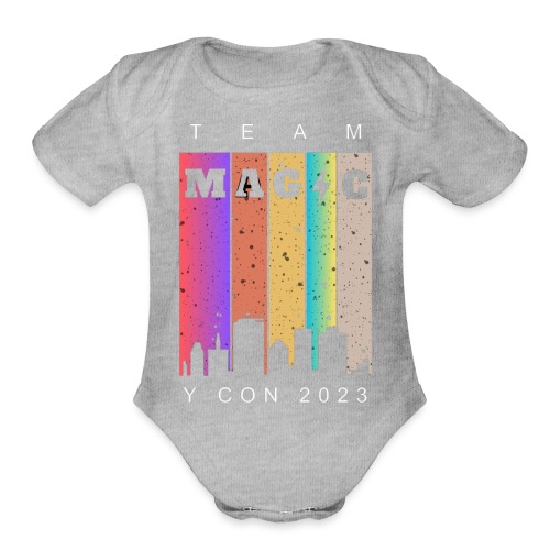 Team Magic Y Con 2023 - Organic Short Sleeve Baby Bodysuit