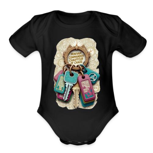 Minivan Commander T Shirt, Chauffeur of Chaos Mug - Organic Short Sleeve Baby Bodysuit