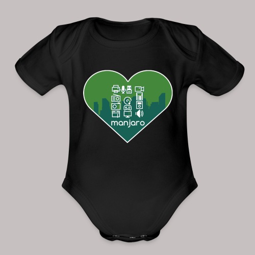 Manjaro Love - Organic Short Sleeve Baby Bodysuit