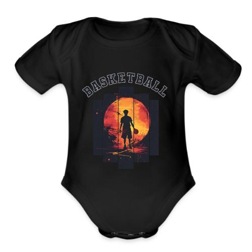 Basketball is My Game - Organic Short Sleeve Baby Bodysuit