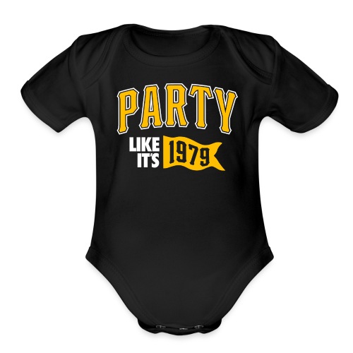 Party Like its 1979 - Organic Short Sleeve Baby Bodysuit