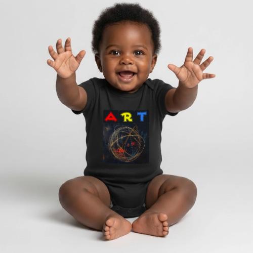 Echoes of Art - Organic Short Sleeve Baby Bodysuit
