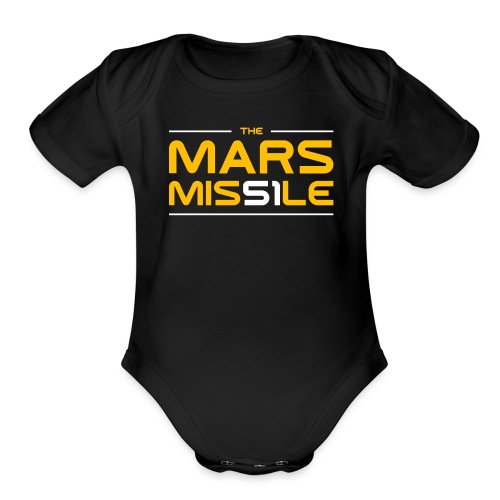The Mars Missile - Organic Short Sleeve Baby Bodysuit