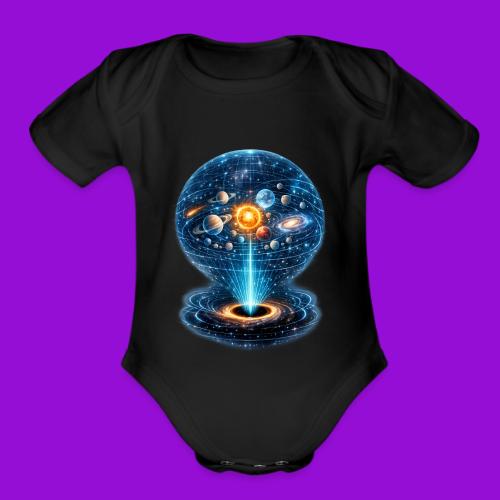 Holographic Universe - Organic Short Sleeve Baby Bodysuit