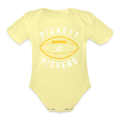Pickett a Pickens [Spanish] - Organic Short Sleeve Baby Bodysuit