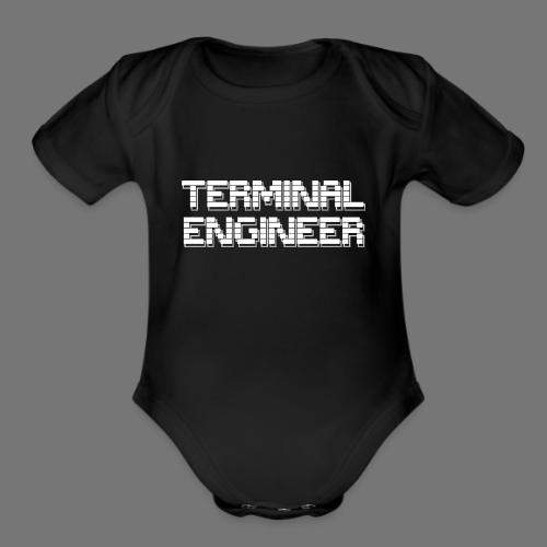 Terminal Engineer ASCII Double Print - Organic Short Sleeve Baby Bodysuit