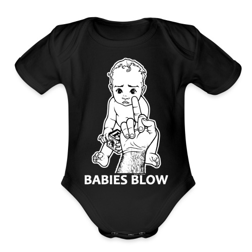 Babies Blow - Organic Short Sleeve Baby Bodysuit