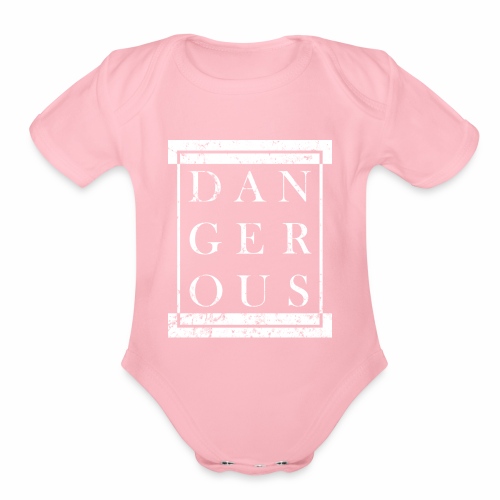 DANGEROUS - Grunge Block Box Gift Ideas - Organic Short Sleeve Baby Bodysuit