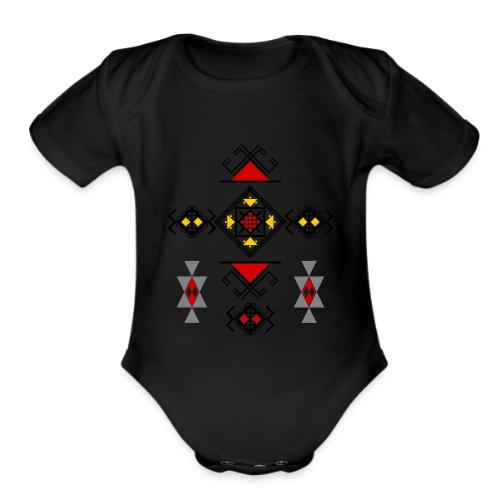 Amazigh Symbols - Organic Short Sleeve Baby Bodysuit