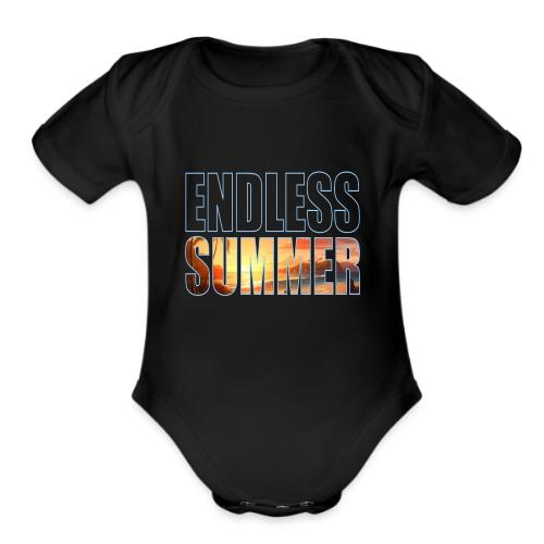 Golden Summer Vibes - Organic Short Sleeve Baby Bodysuit