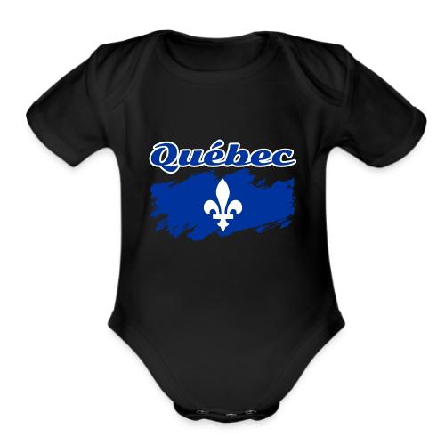 La fête nationale du Québec - Organic Short Sleeve Baby Bodysuit