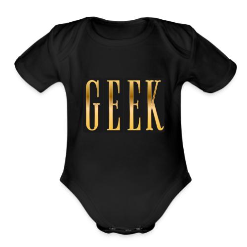 Proudly Geek - Organic Short Sleeve Baby Bodysuit