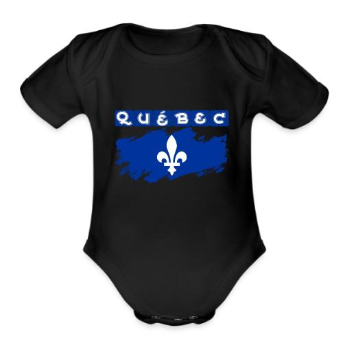 Québec la Belle province - Organic Short Sleeve Baby Bodysuit