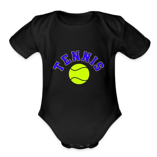 Tennis: Serve in Style - Organic Short Sleeve Baby Bodysuit