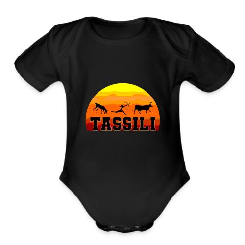 Algeria: Tassili Timeless - Organic Short Sleeve Baby Bodysuit