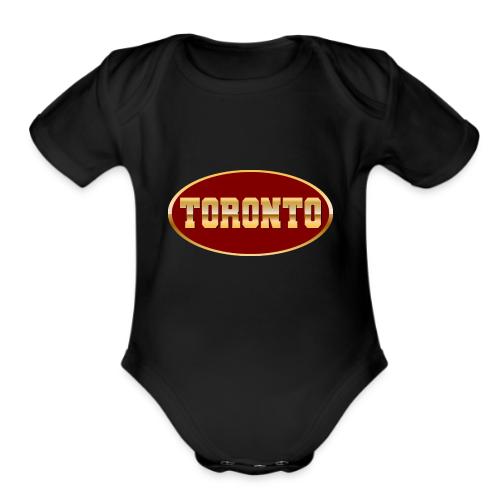 Toronto Gold Edition - Organic Short Sleeve Baby Bodysuit