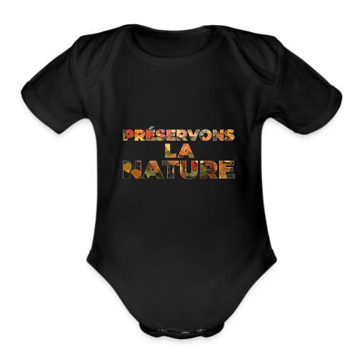 Preserving nature - Organic Short Sleeve Baby Bodysuit