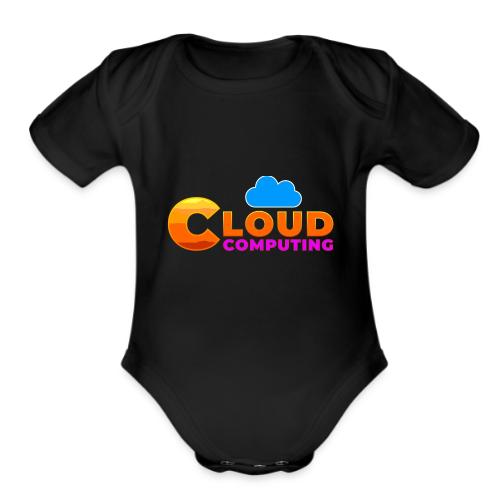 Cloud Computing - Organic Short Sleeve Baby Bodysuit