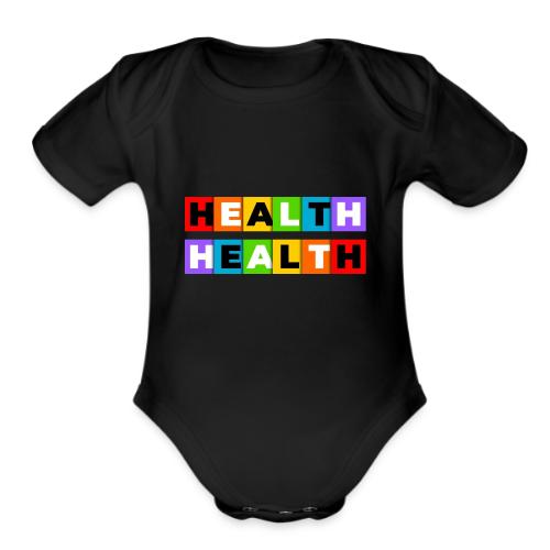 Health in Color - Organic Short Sleeve Baby Bodysuit