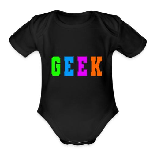Certified Geek Mode - Organic Short Sleeve Baby Bodysuit
