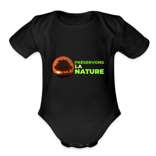 Nature protection - Organic Short Sleeve Baby Bodysuit