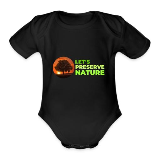 Nature protection - Organic Short Sleeve Baby Bodysuit