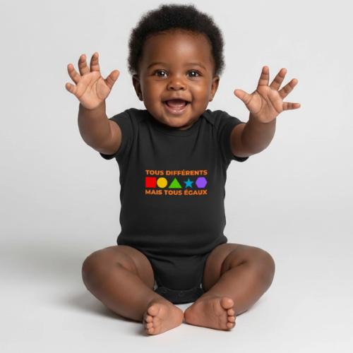 United in Our Differences - Organic Short Sleeve Baby Bodysuit