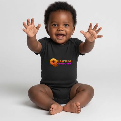 Quantum computer: Quantum Logic Unleashed - Organic Short Sleeve Baby Bodysuit